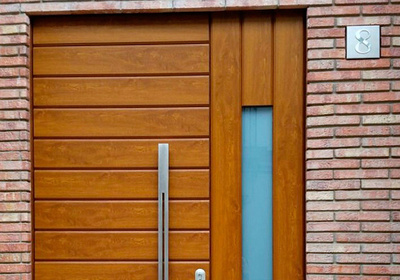 Puertas de entrada de madera - Carpintería JJ Reques - Segovia